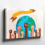 Reproduction d'art sur toile, "Un groupe d'artiste"-471842553