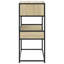 Console Table Black 90X35x80 Cm Engineered Wood-454928568