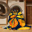  Tapis lavable papaye-2062165343