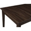 Table de salle à manger Wogy, plateau en bois brun de 66 po, rangement à plateau relevable, 2 tiroirs