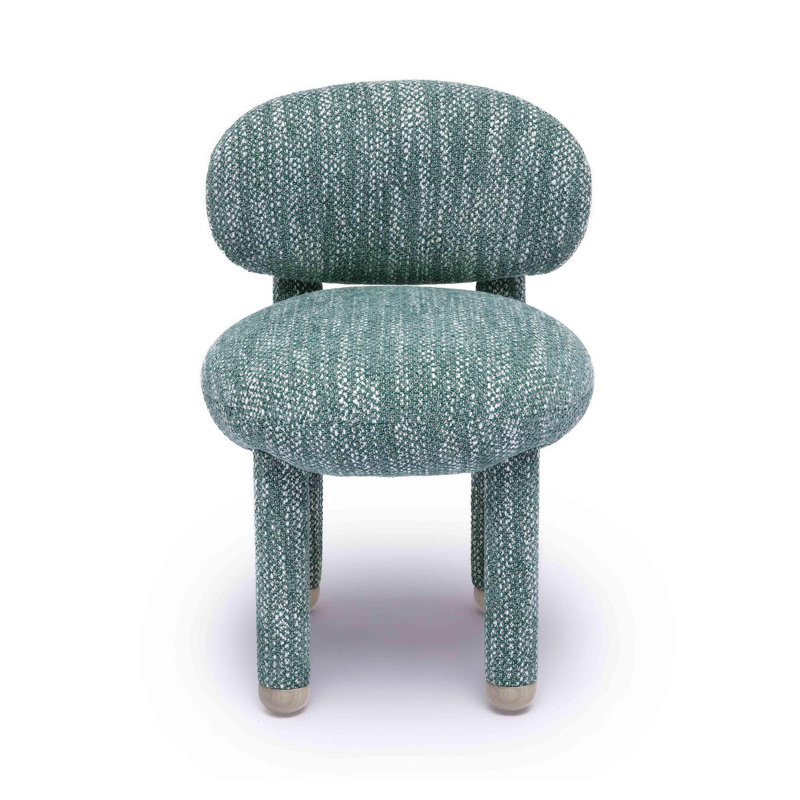 Chaise d'appoint Angela Nubby Performance, Sarcelle