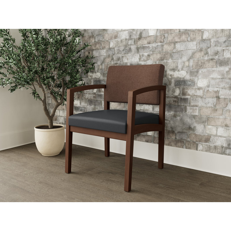 Chaise en bois Lenox, Noyer Riftwood, Archetype Cafe / Modena Graphite