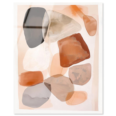 «River Stones II Boho Art» par Art Remedy