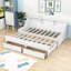 Lit de jour extensible pour lit simple à très grand lit avec station de charge intégrée et tiroirs de rangement-8654799