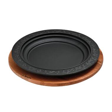 SERVICE IDEAS THERMO PLATE ROUND SIZZLE PLATTER BASE & THERMO