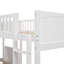 Lit superposé avec un lit mezzanine attaché, avec deux tiroirs-200033646