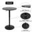 Bushrah Round with Steel Base Dining Table-518183056-518183061