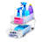 2-Tier Organizer, Multi-Purpose Slide-Out Storage Baskets With Handles And Dividers, Frost