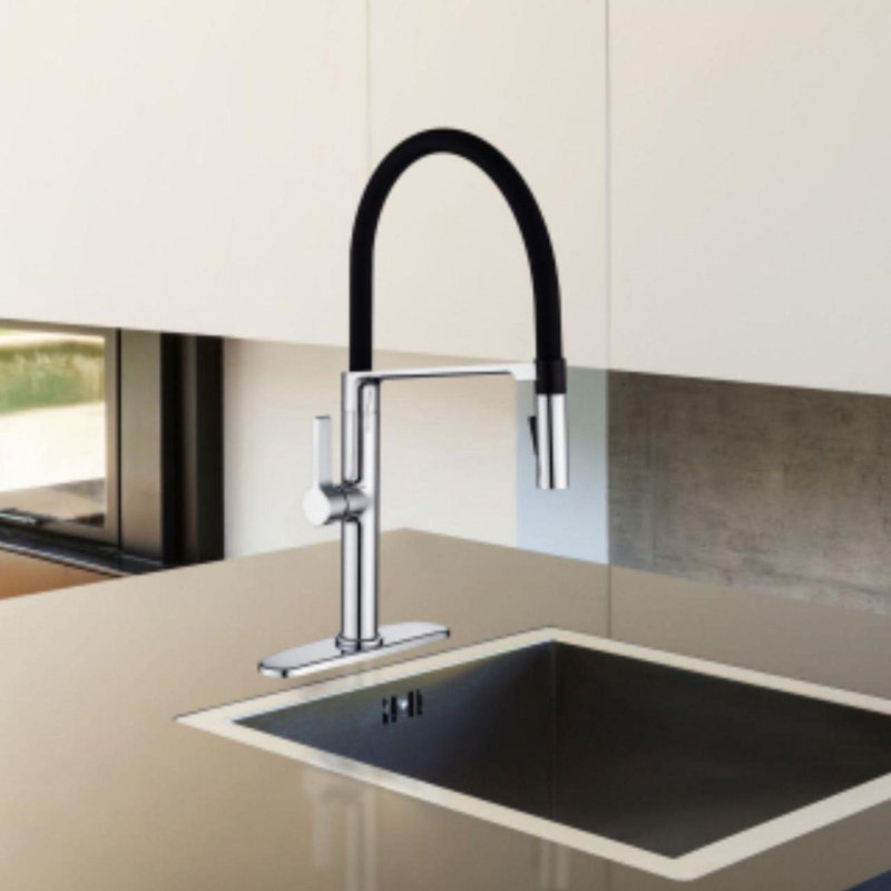 Maxbrass Pull Down Touch Kitchen Faucet, Chrome