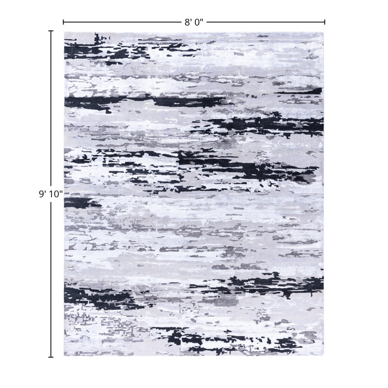 Overdyed One-of-a-Kind Rectangle 8' X 9' 10" Area Rug