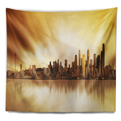 Photographie de paysage seattle panorama tapisserie