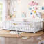 Lit simple avec garde-corps et porte pour enfants-130170171-130170170