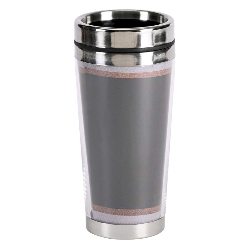 Dicksons Inc 16oz. Double Wall Insulated Stainless Steel Travel Mug
