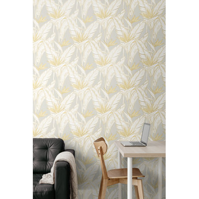 Rouleau de papier peint adhésif L 18 pi x l 20,5 po The Sojour