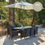 Ahmid 8 Seater Rattan Garden Dining Set with LED Premium Parasol & Cover-1507732816-1483225104