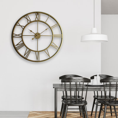 Hackney Roman Iron Wall Clock