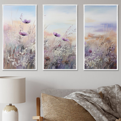 Wadebridge - ensemble de reproductions d'art mural fleurs
