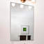 Miroir mural en métal pour salle de bain et meuble-lavabo, collection Kristveig-397643227-397643205-397643060