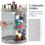 Organisateur de maquillage rotatif 360 avec 7 couches réglables - Rangement pour parfums et cosmétiques pour comptoir de salle de bain et de salle de bain-1527351095