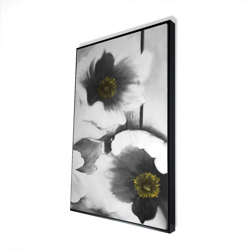 " Black And White Flowers "