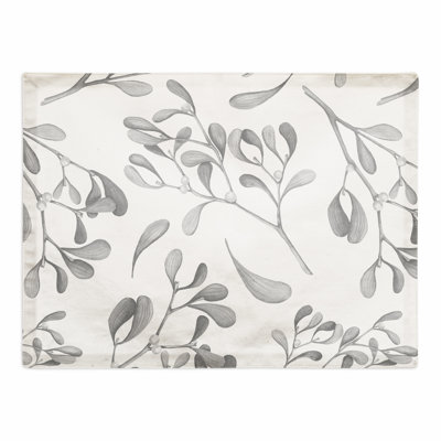 Napperon aquarelle feuilles et baies