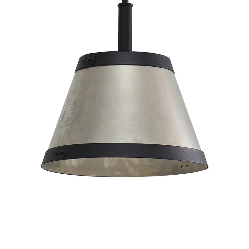 Barwyn 1 - Light Metal Cone Pendant Light