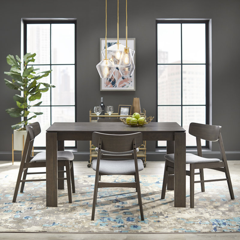 Ensemble repas pour 4 personnes Biran, 5 (1 table + 4 chaises)