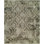 Damask Hand-Knotted Wool Area Rug in Gray