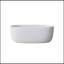 Baignoire de trempage autoportante 51 po à surface solide avec trop-plein et bonde escamotable blanche 51 po