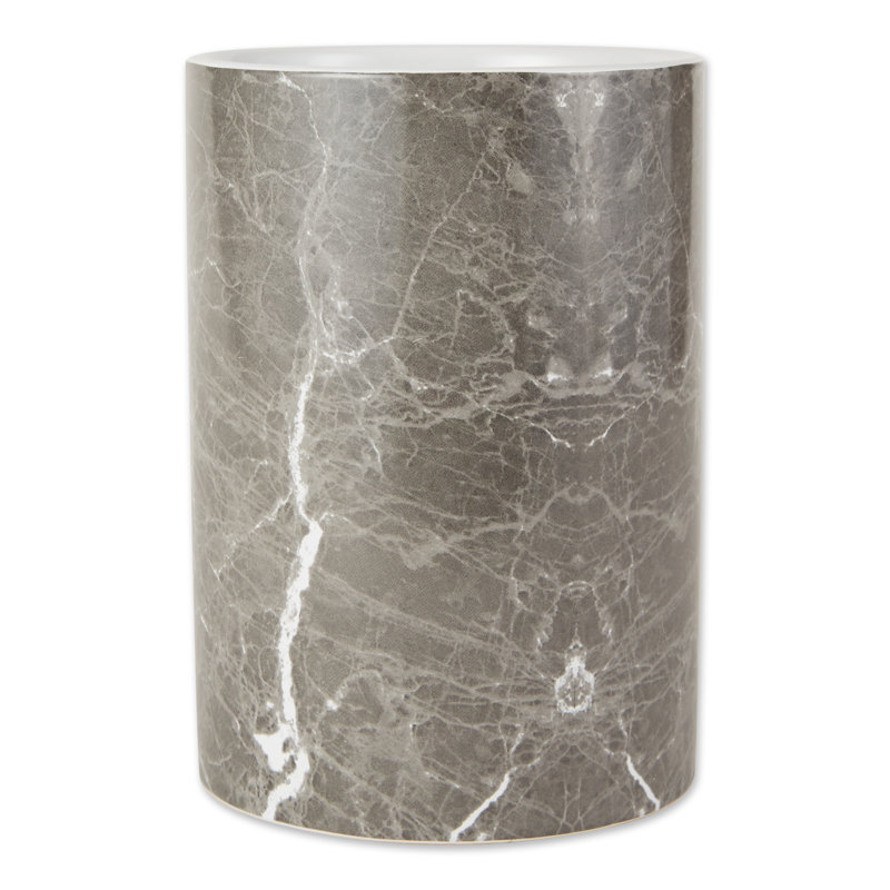 Pot à ustensiles en marbre et céramique, Noir