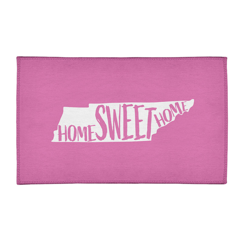 Tapis en poly-chenille tennessee à la maison, Rectangle 5 pi x 7 pi