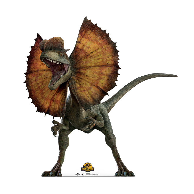 64'' Jurassic World Dominion Dilophosaurus Cardboard Standee