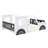 Classic Car-Shaped Platform Bed With Wheels,White-746841958
