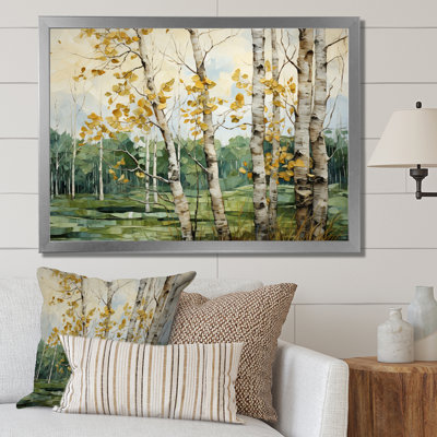 " Birch Tree Whispers Landscape I "