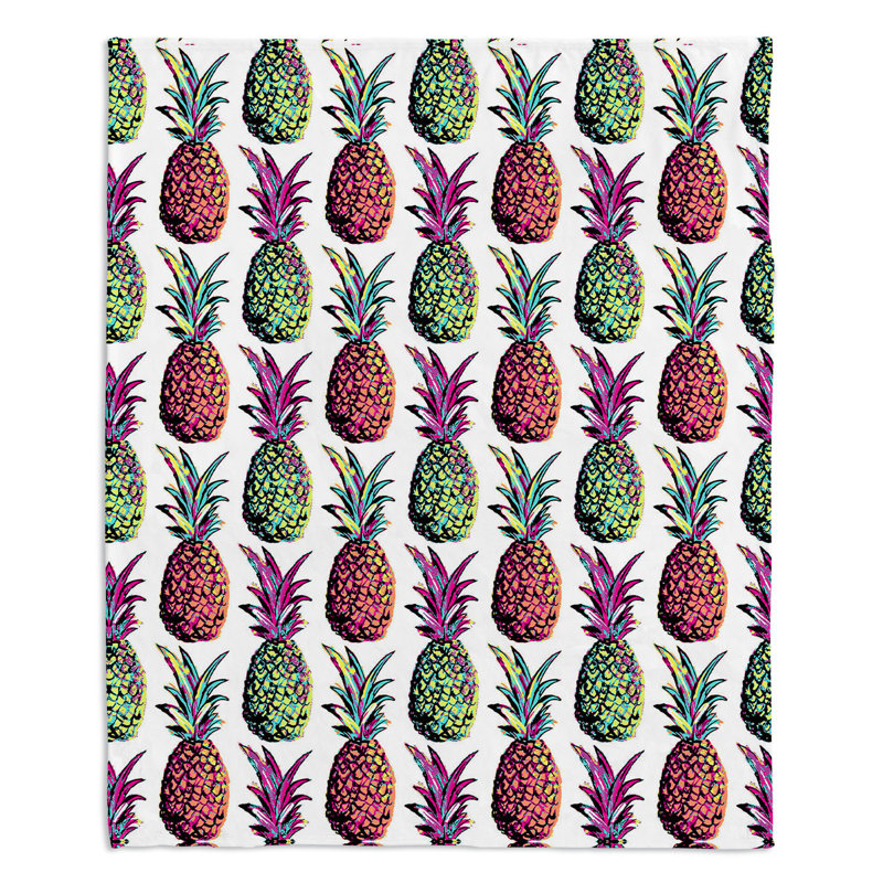  Jeté d'ananas, l 68 po x L 80 po