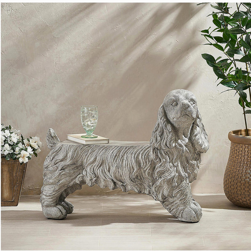 STATUE DE COWER SPANIEL DOG