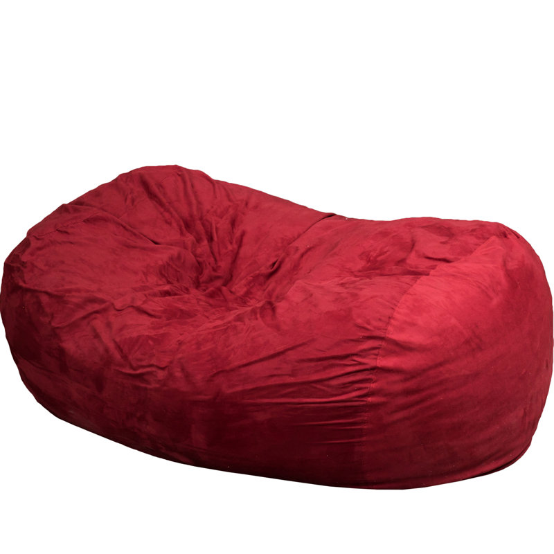 Fauteuil à billes cylindrique 6,5 pieds Firefly, rouge