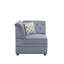 Pullin modulaire en velours de 34 po de large Pullin