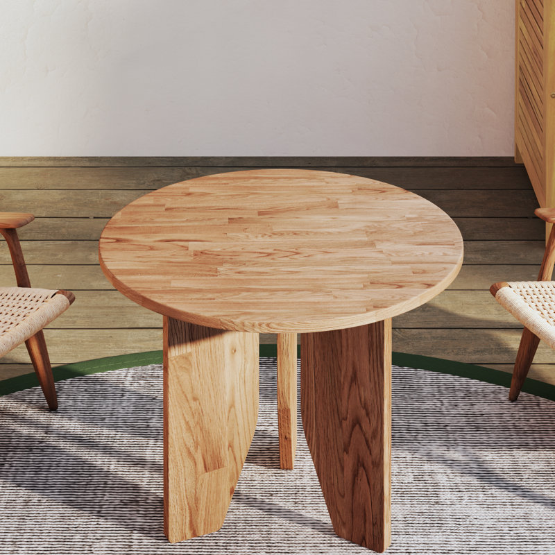 Solid Wood Table Top, Light Brown, 1.5cm H x 50cm W x 50cm D