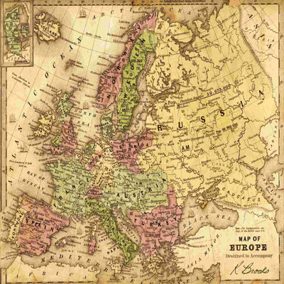" Map Of Europe 2 "
