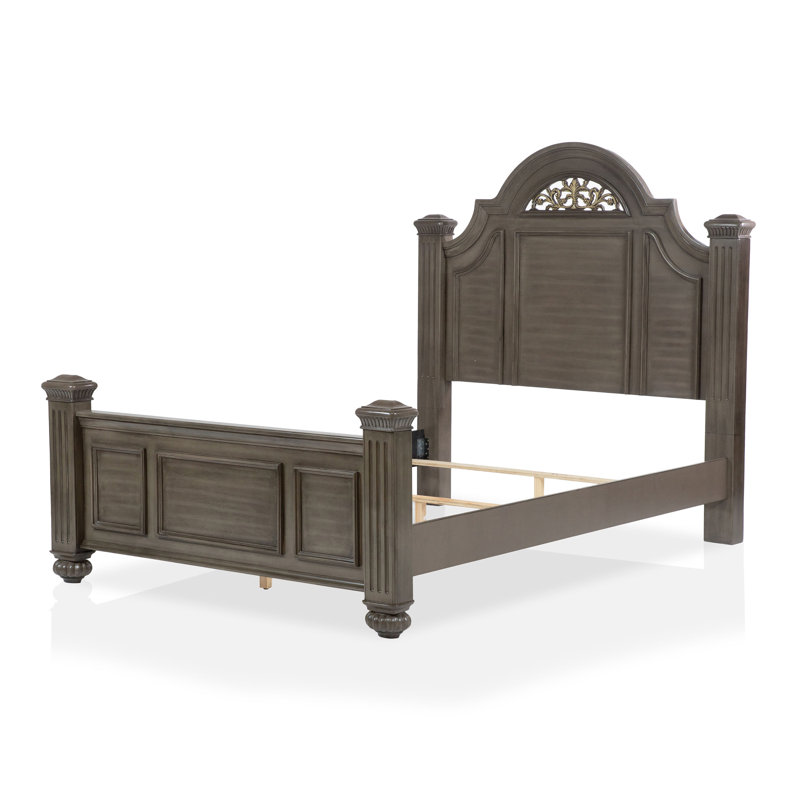 Aime Solid Wood Standard Bed, King
