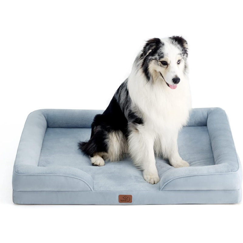Deonsha Orthopedic Faux Fur Pet Bed
