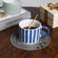  Ensemble de 4 tasses à café en grès 14 oz