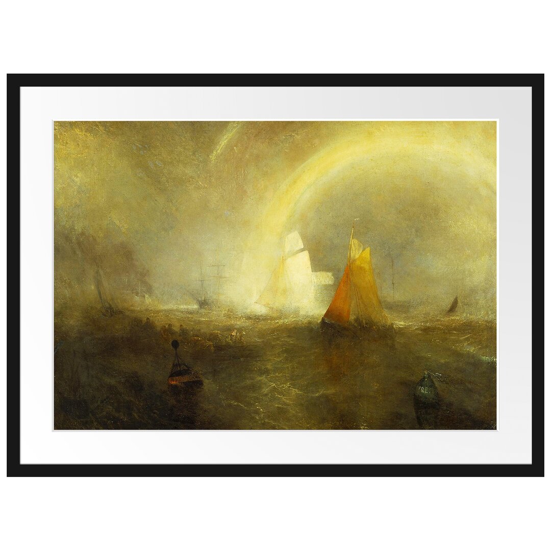 Gerahmter Kunstdruck The Wreck Buoy von William Turner