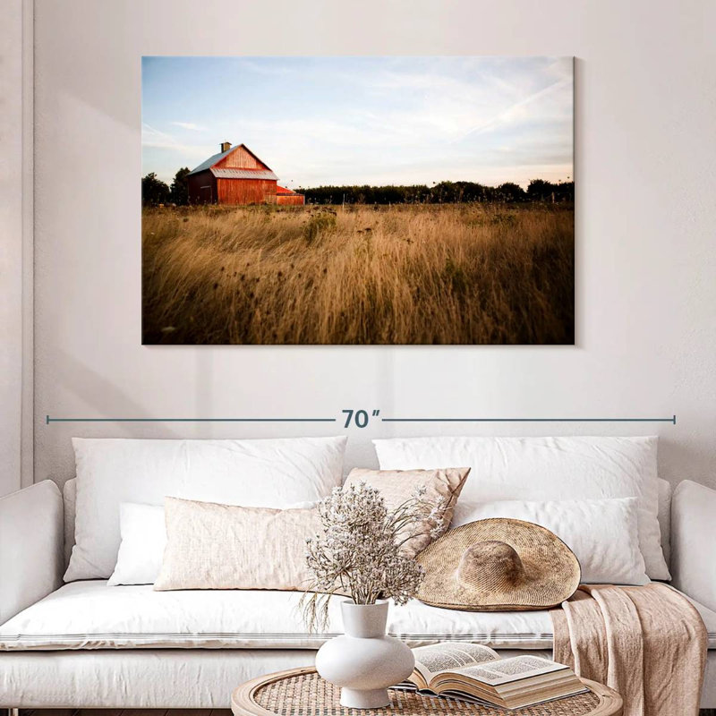 Paisible campagne paisible, H 32 po x l 48 po