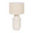 Stoneware Table Lamp with Linen Shade