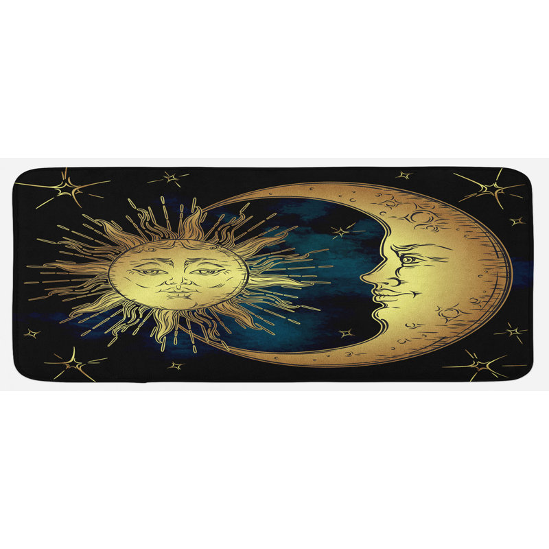 Tapis de cuisine psychédélique