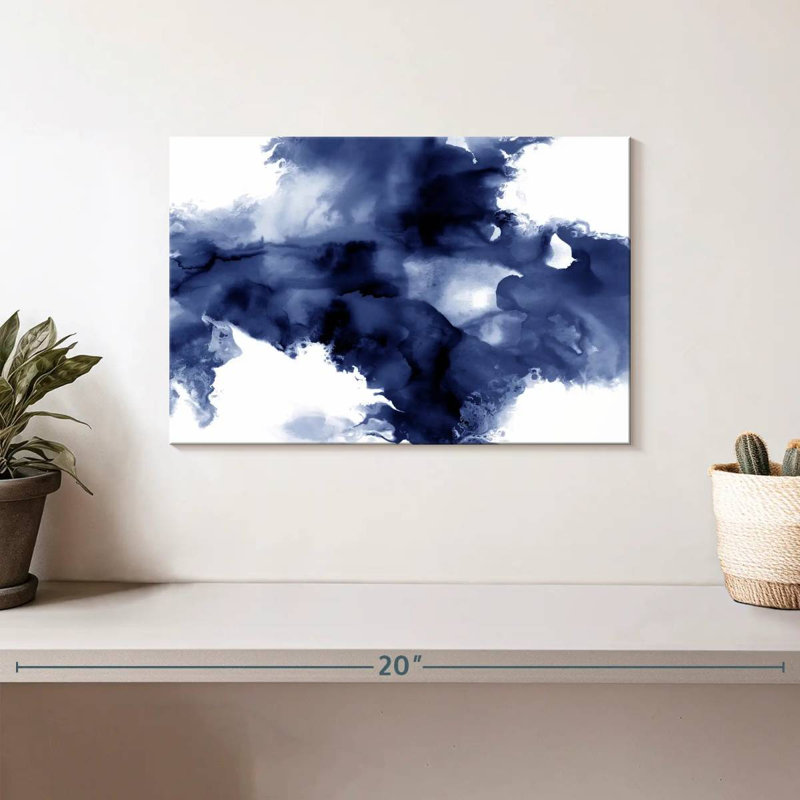 Avery Derive In Indigo I, H 8 po x l 12 po