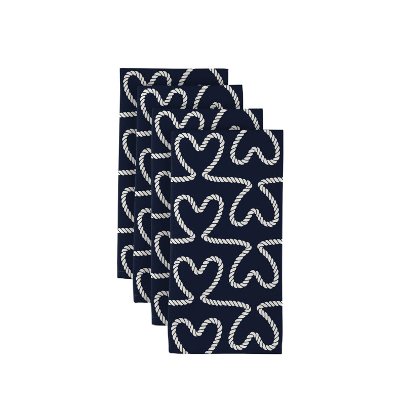 Wiley Polyester Geometric Square Napkin