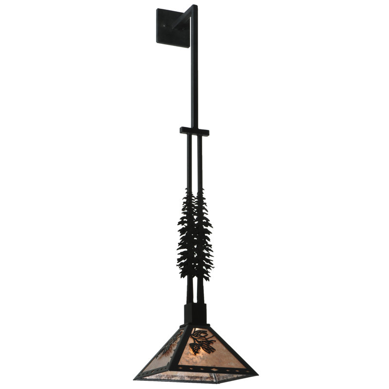 Appliquee à bras 1 lumières tall pin Wyche